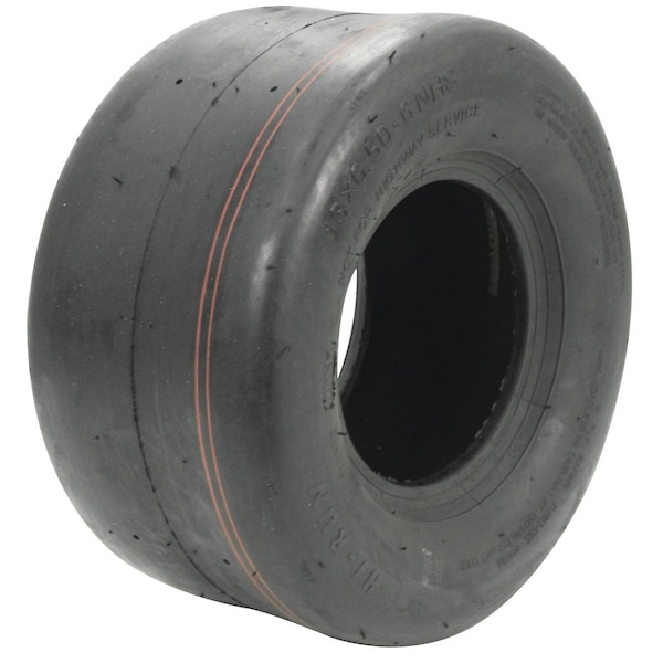 13x5x6 Lawn Mower Tire, 4 Ply, Smooth